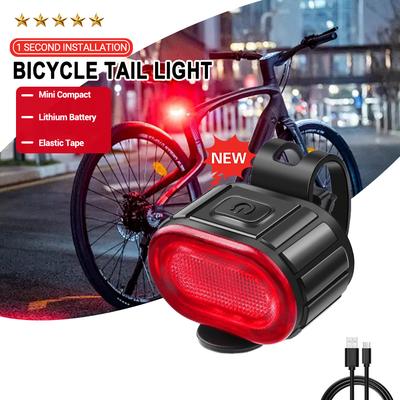 Przednie Tylne Lampki Rowerowe Akumulatorowe Rowerowe Rowerowe USB Latarka do Oświetlenia Rowerowego Przednie/Tylne/Zestaw Akcesoria Latarnie Rowerowe