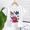 Summer Crayon Shin Chan Style Cartoon Character Tshirt Harajuku Fashion Cotton Leisure Printed Tshirt Retro Short Sleeved Top