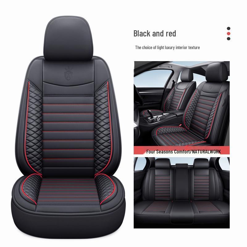 Ganzjahres-Leder-Autositzbezug - Vollständiges Polster für SUV, Limousine, LKW