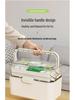 Large Capacity Family Medicine Box with Multi-Layer First Aid Storage for Household and Children