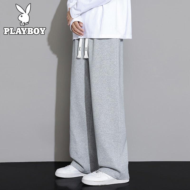 Playboy Men s Casual Straight-Leg Long Pants S