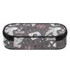Pencil Bag Neat Design Durable 300D Polyester Smooth Zipper with Main Compartment Mesh Pocket and Pen Slots for Teens and Students