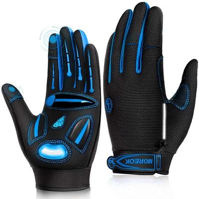 MOREOK Gants de cyclisme en gel antichoc pour VTT, gants de vélo de route, respirants, durables, antidérapants, pour hommes et femmes