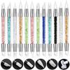 Double Head Silicone Nail Art Pen Carving Flower Sculpting Pen Adjustable Glue Stick Embossing Brush Professional Manicure Tools