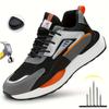 Men's Safety Boots Steel Toe Sneakers Light Work Shoes Anti-Puncture Anti-smash Hiking Sneakers Industrial Shoes Construction