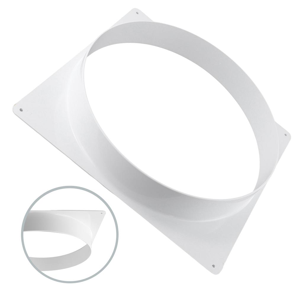 1 Stück Auspuffrohr Gerades Rohr 100-300MM ABS Luftkanalverbinder Flansch Belüftungskanal Austauschbares Zubehör Weiß