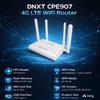 DNXT Rooters Wifi Use Sim Card WiFi6 High Speed Wifi Router WAN/LAN Cat4 Wifi Router Sim AP Mode Routeur a Power Bank Work Use