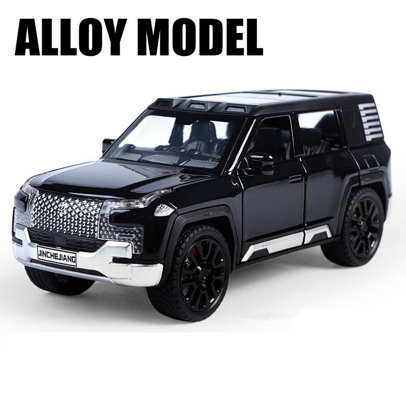 1/32 BYD Look Upat U8 SUV-Legierungsautomodell aus Druckgussmetallspielzeug Geländewagenautomodellsimulation Ton und Licht Kindergeschenk