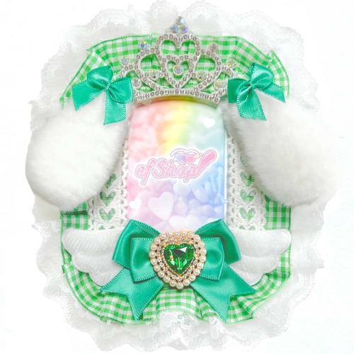 

efShop Hard Case B8 [Rabbit Ears] Trading Card Case Decor, Lace Decor, Top Loader, Landmine Style, Angel Neighborhood, Mass-Produced, Oshikatsu, Oshi