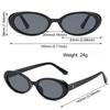 Summer Retro Oval Sunglasses   Retro Sun Glasses Small Frame UV400 Protection Trendy Women  Oval Glasses Eyewear Shades