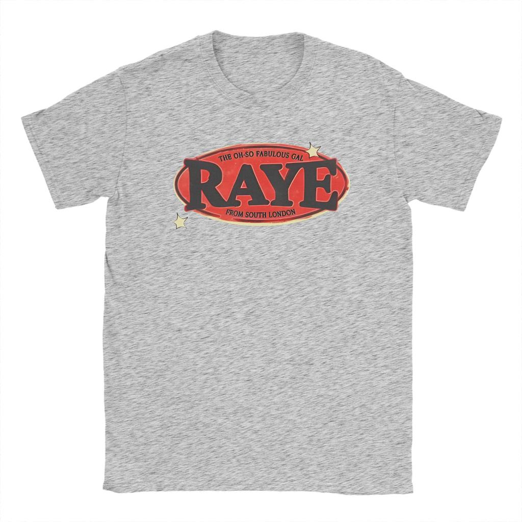 RAYE Concert Tour Merch Pop Art Logo Design Unisexs T Shirts Novelty Tees Short Sleeve O Neck TShirt Cotton Gift Clothes