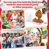 120pcs Baseball Party Supplies Paper Food Trays Disposable Serving Tray Nacho Food Boats for Baseball Birthday Decorations