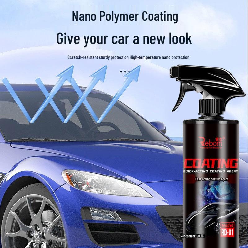 Undiluted Car Paint Coating Spray - Surface Maintenance & Liquid Glass Wax Sealant