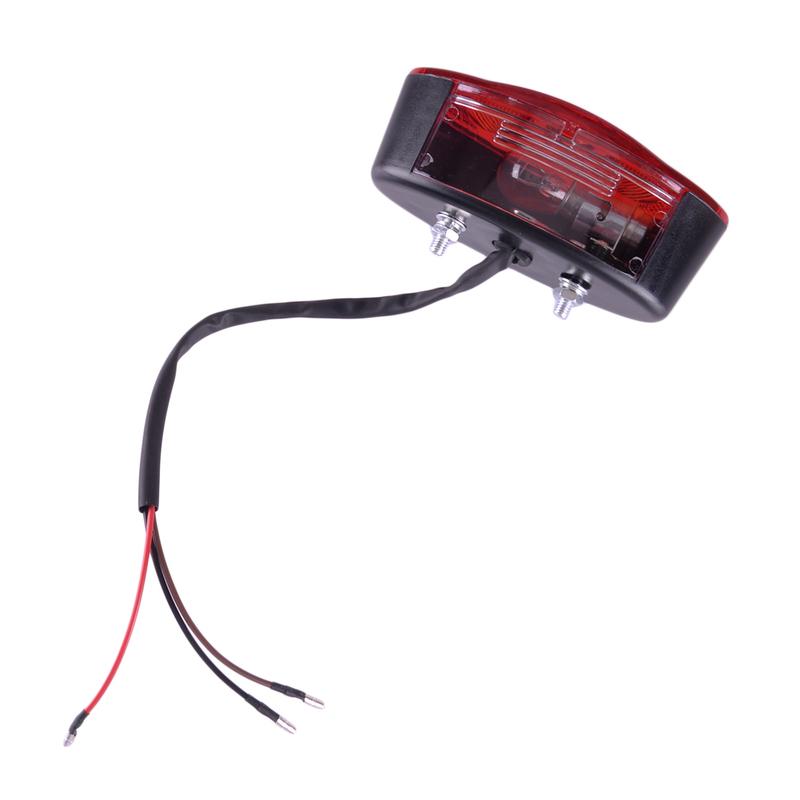12V Rear Tail Light Brake Stop Lamp Fit for Kazuma Dingo Falcon 110cc 150cc 250cc Quad Bike ATV Go Kart Buggy