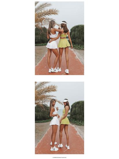 Women's European & American Style Tennis & Yoga One-Piece: Outdoor Sport & Fashion Training Suit