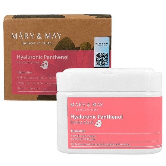 MARY&MAY HYALURONIC PANTHENOL HYDRA MASK / Cica Houttuynia Tea Tree Calming Mask 30ea / Korean Cosmetics, Kbeauty