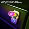 Universelle Auto-USB-LED-Kerzenstil-Lampe Retro 5V LED-Birnen Regenbogenfarbe Glühbirnen-Atmosphäre Dekorationslicht
