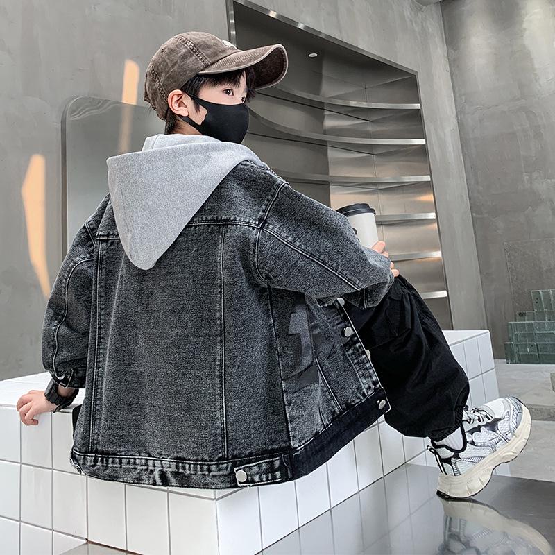 Boys' Trendy Denim Jacket - Spring/Autumn Fashion Top for Kids