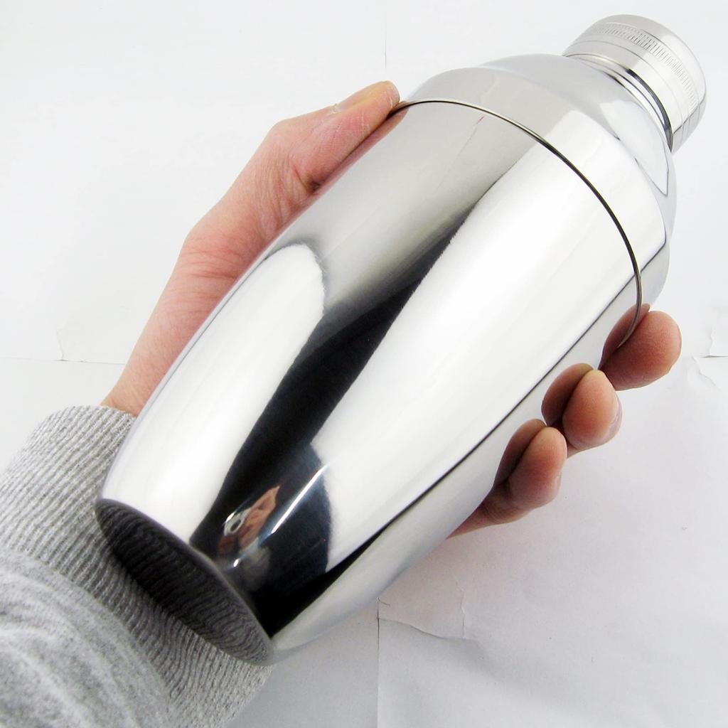Nagao Cocktail Stainless Made in Japan Shaker, 530ml, 18-8 Steel,