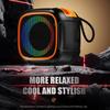 Mini Portable Bluetooth Speaker With Phone Holder, Rgb Lights, Super Bass & 10H Playtime For Travel