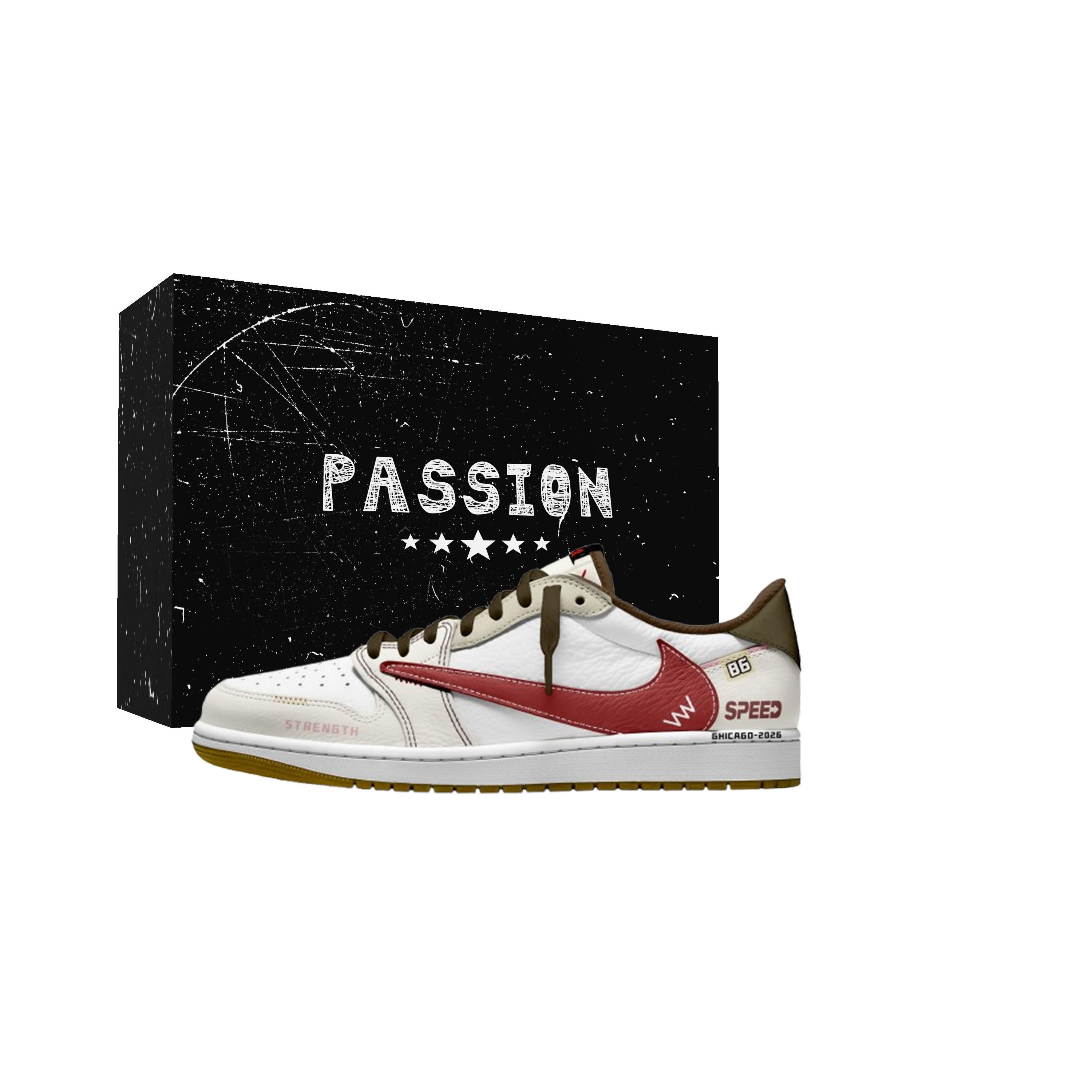 

Jordan x Travis Scott Air Jordan 1 Розмір 86 Гачок 7.0 Низькі Протиковзкі Низькі Винтажні Баскетбольні Кросівки Жіночі DZ4137-700(Команда1897-86) 43