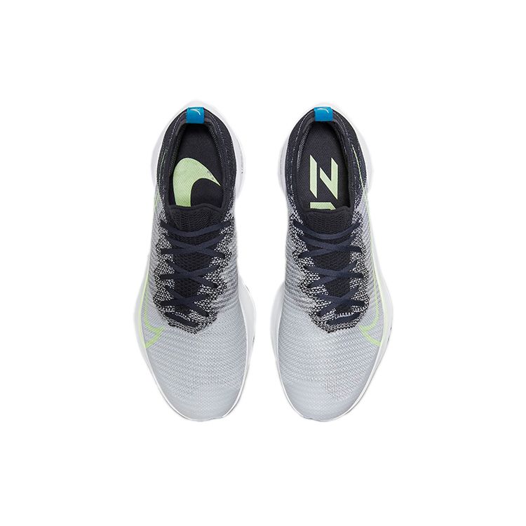 Nike Air Zoom Tempo NEXT% Flyknit Dark Smoke Grey Lime Men Sneakers Lime-Glow CI9923-007