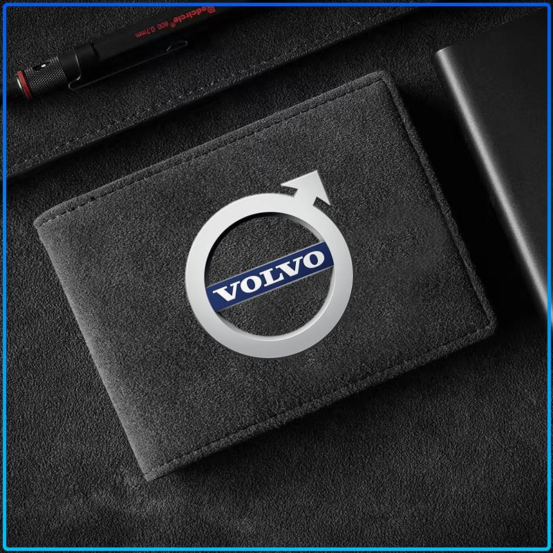 Porta Patente di Guida in Pelle PU Portafoglio per Carte Accessori Auto Per Volvo XC90 XC60 XC70 XC40 V90 V60 V40 C70 C30 S80