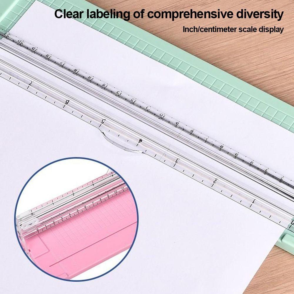 1Pcs Plastic Paper Trimmer A4 Paper Cutting Machine Durable Paper Slide Cutter  Home Crafts Tool