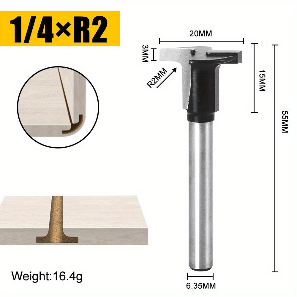 

Arc Bending Integrated Knife Forming Knife R2 Router Bits For Carbon crystal board Wood Door/Wall Cabinet 1/4 inch/6mm Shank 6.35xR2