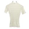 KENZO Short sleeve Cut XS White system knit Women Used
