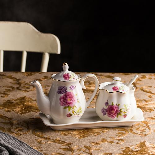 

Европейская керамическая банка для приправ, набор бутылок для соевого соуса, кухонный набор для домашнего уксуса, масла, соли и сахара, коробка для приправ