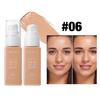 8 Shade Liquid Foundation with Long Lasting Oil Control Concealing Hydrating Lightweight Fine Texture and Non Cakey 1PCS