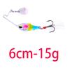 4g 8g 10g 15g 20g Fishing Lures Wobble Rotating Metal Vib Vibration Bait Fishing  Artificial Hard Baits Spinner Spoon Lure Pesca