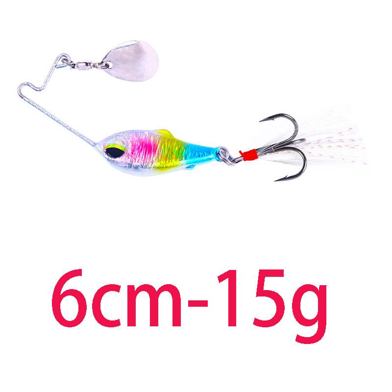 4g 8g 10g 15g 20g Fishing Lures Wobble Rotating Metal Vib Vibration Bait Fishing  Artificial Hard Baits Spinner Spoon Lure Pesca