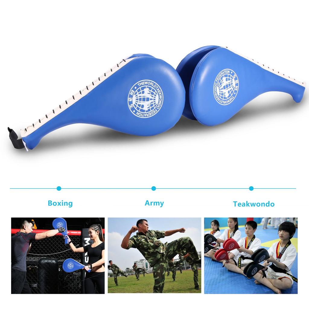 Double Hand Boxing Punching Mitts for Muay and Martial Arts Relieves Enjoy the Sound of Clean One Pair for Right and Left Mitts, Mitts, Kickboxing,