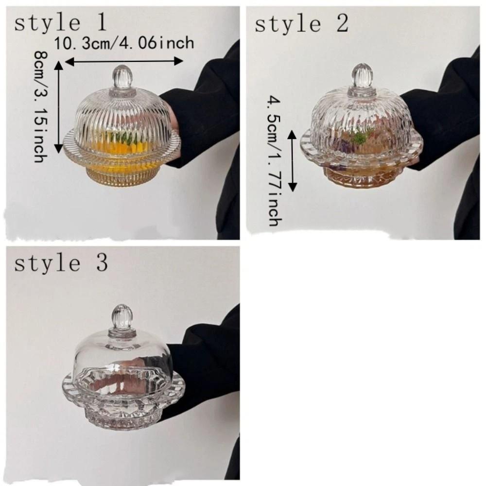 European-Style Dessert Bowl Exquisite Small Soup Bowl Multi-Purpose Tremella Glass Bowl Home Use