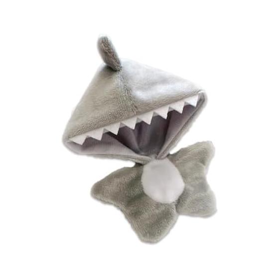HIRAISM Plush Coverall Shark Kigurumi Cute (Shark, 10-12cm)