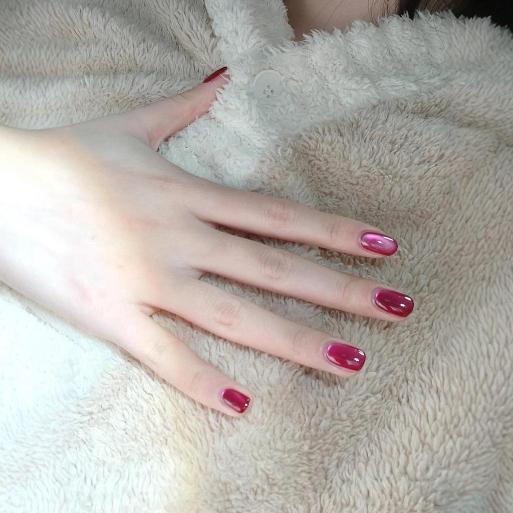 Dragon Fruit Crystal Cat Eye Nail Art Stickers - Advanced Whitening Removable Decals