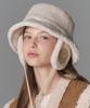 Hwaiteusaenjeu Unisex Fleece Earmuff Bucket Hat New Skadi (6 Colors)