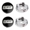 4 Stück 60mm BBS Logo Emblem Plakette Auto Radnabendeckel Räder Radkappen Auto Nabenfelgenabdeckung Ersatz Auto Zubehör