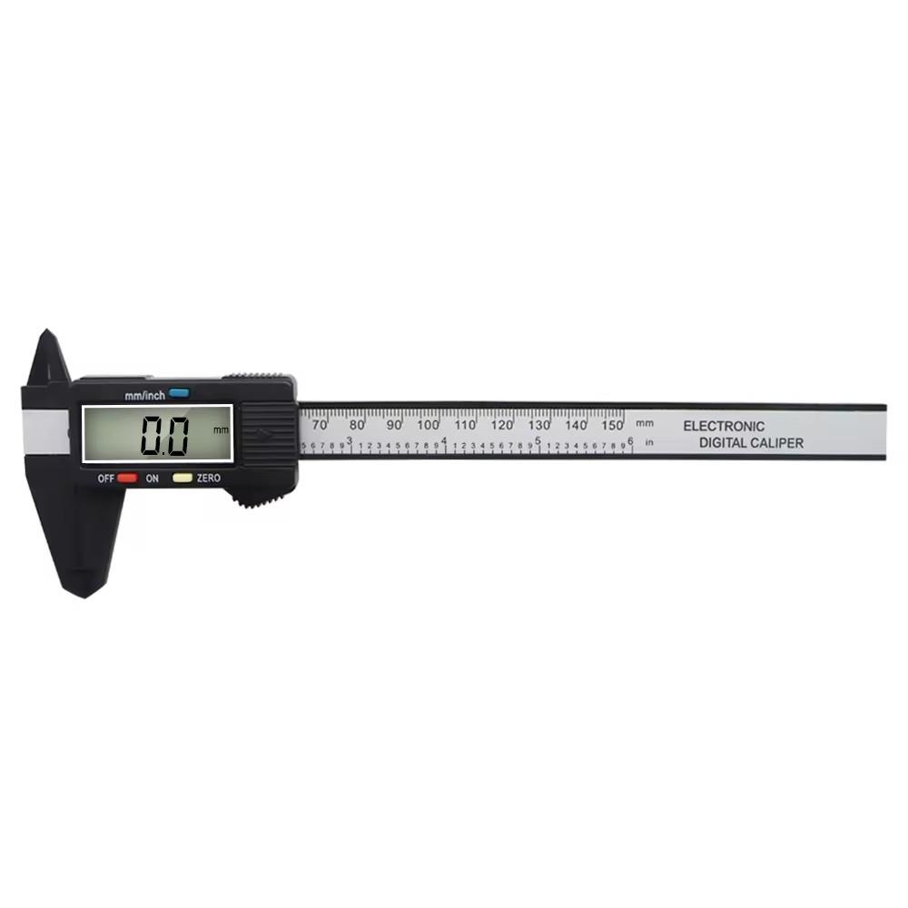 150mm Electronic Digital Caliper Carbon Fiber Dial Vernier Caliper Gauge Micrometer Measuring Tool Digital Ruler