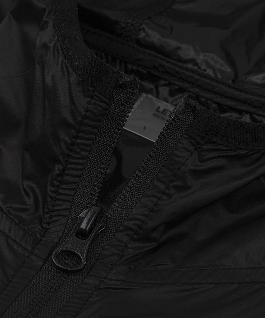 LETTERCOMO Light Sheer Hooded Jacket Black