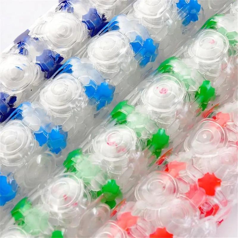 1PC PVC Bathroom Floor Mat Bathroom Accessories Anti Slip Shower Pad with Suction Cup Suction Cup Anti Fall Children's Foot Pad