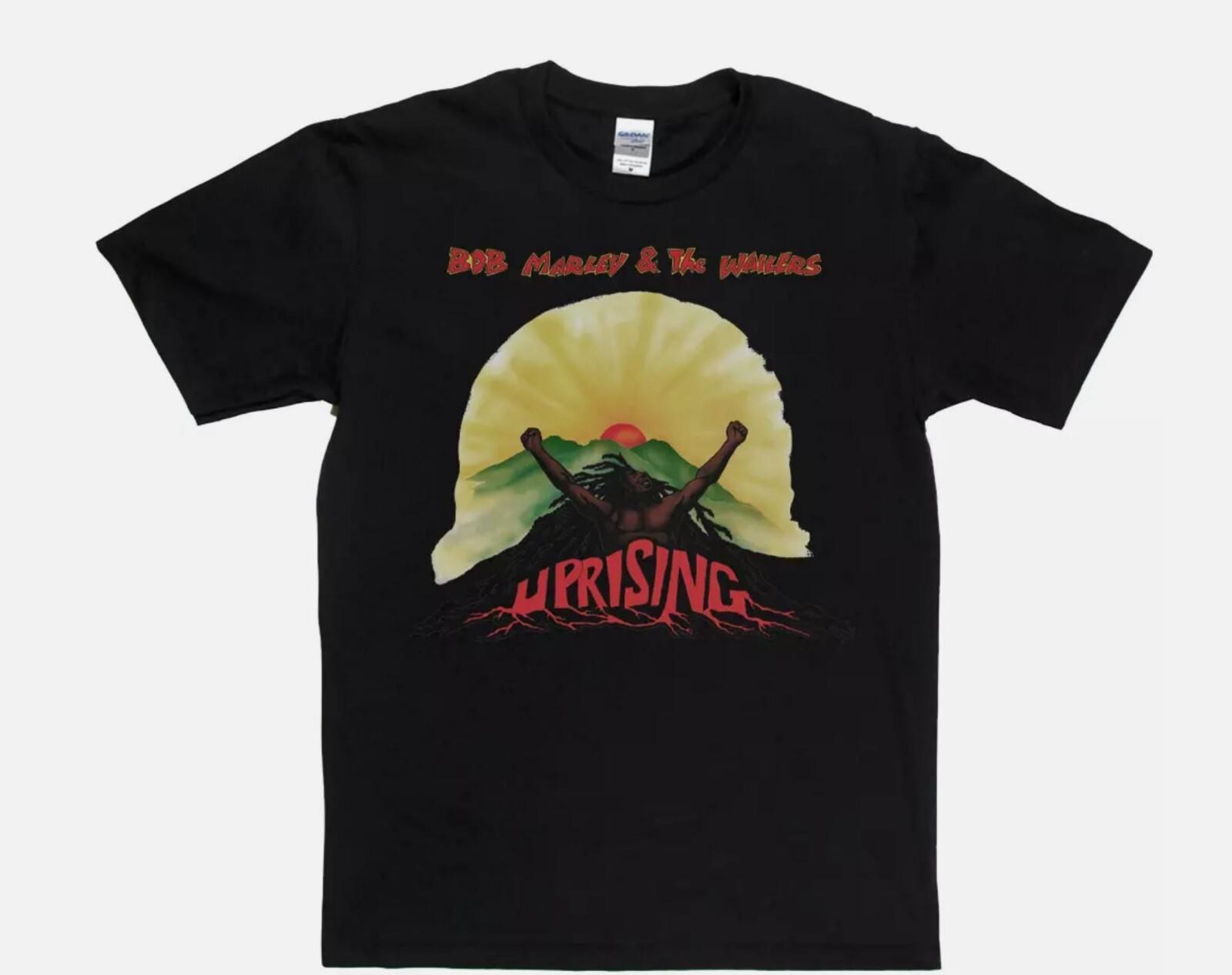 Футболка Bob Marley Uprising Все размеры S-5XL Унисекс Футболка XXXL