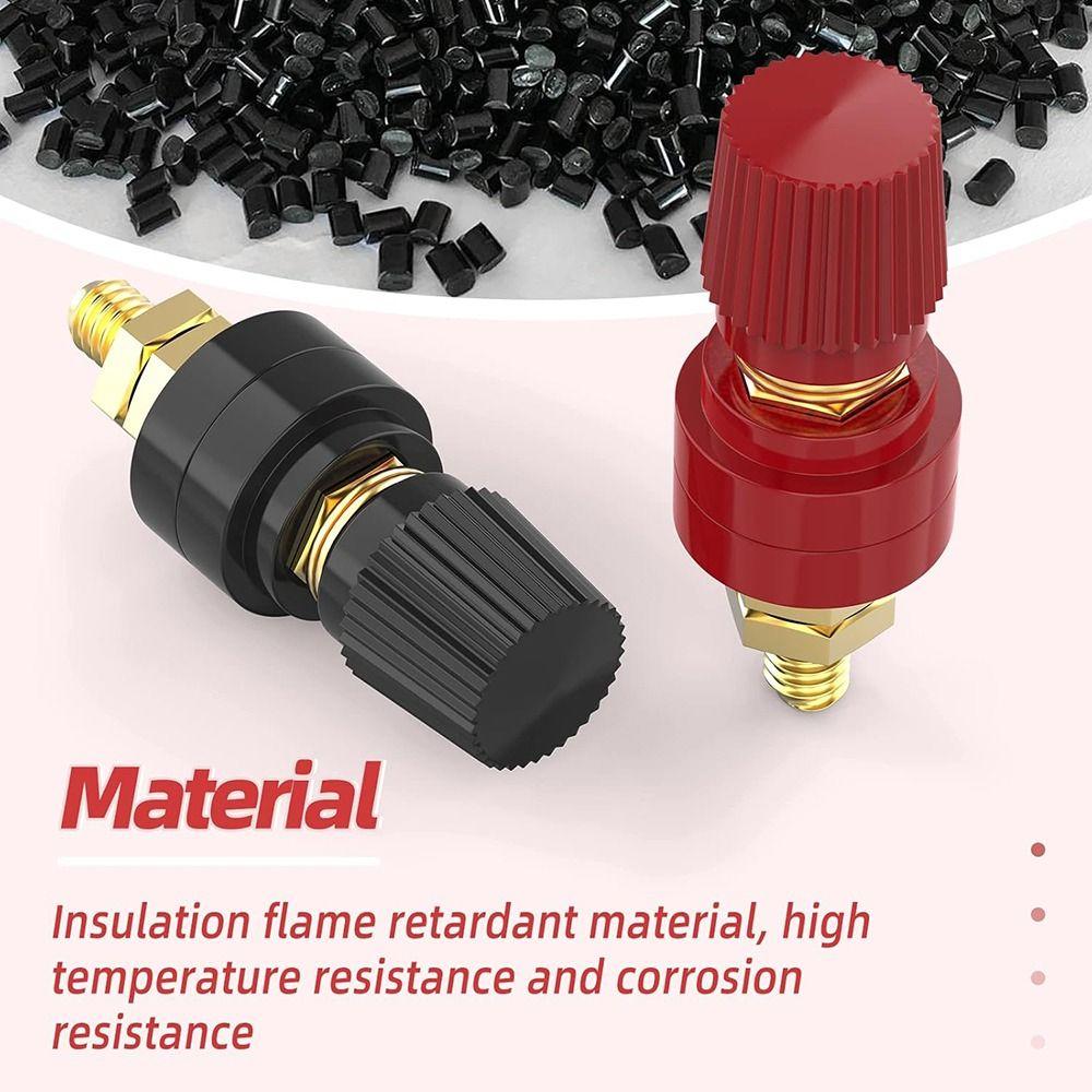 M6 M8 Posts Terminal Blocks Brass Power Supply Connector Electrical Equipment Binding Post