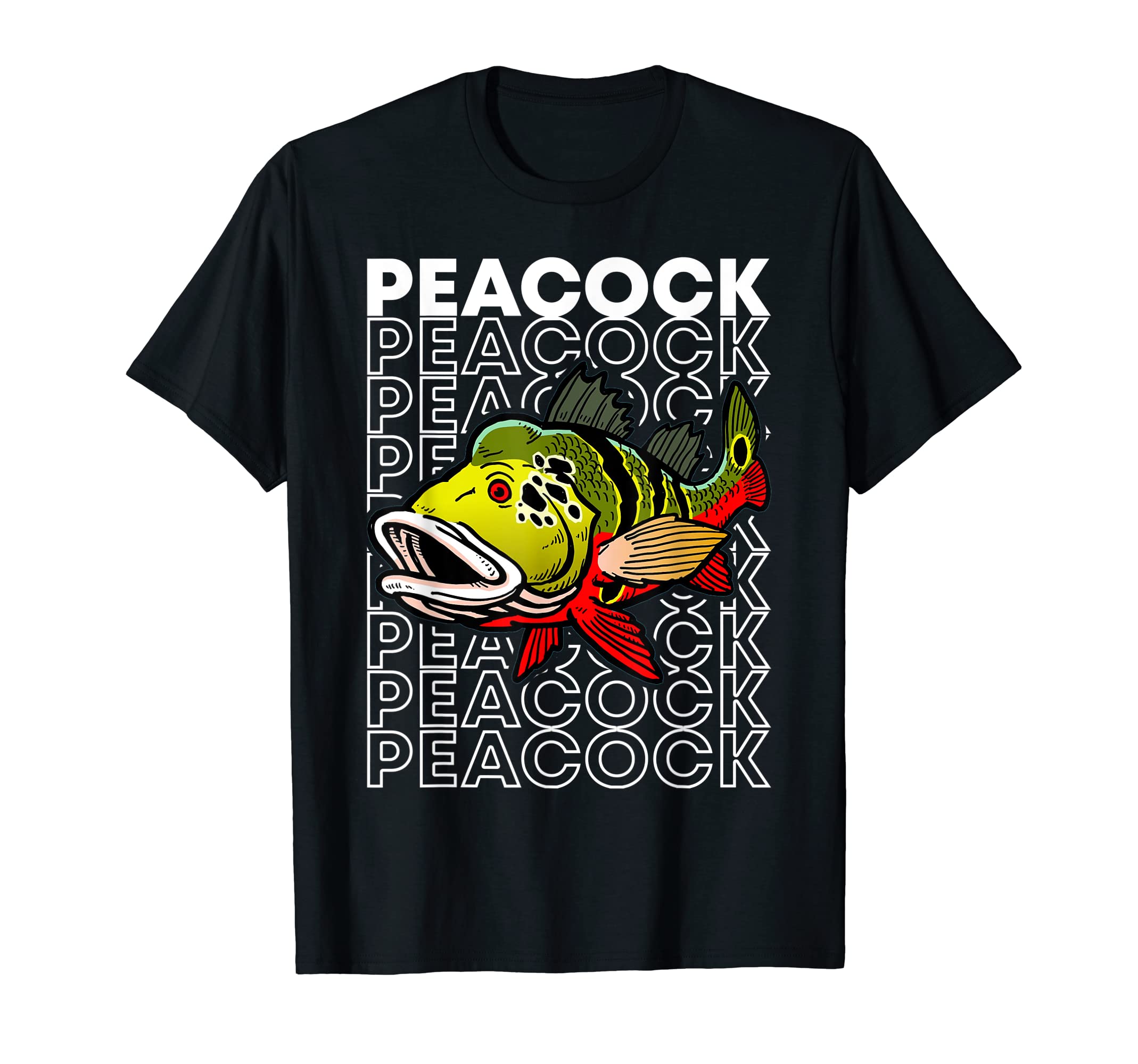 

Peacock Bass 80 s Monster Fish Keeper T-Shirt