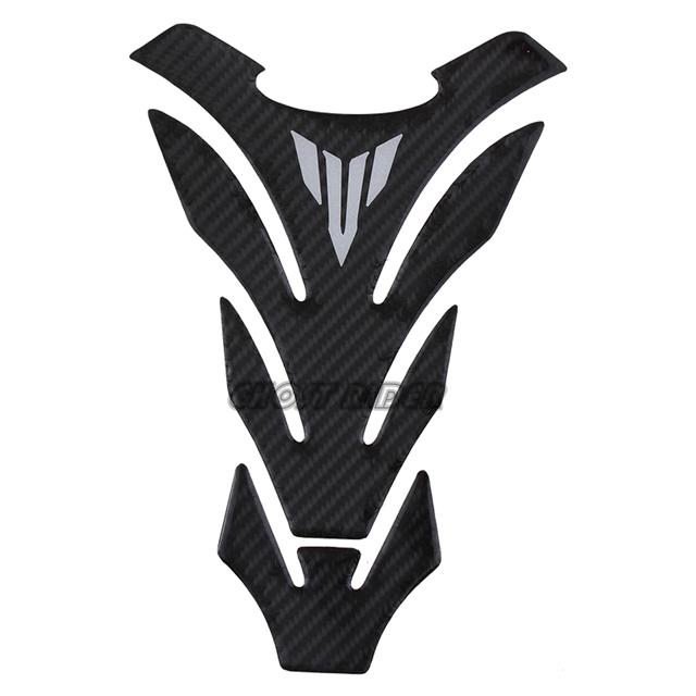 3D Samolepky na kryt podložky palivové nádrže z uhlíkových vláken pro motocykl Yamaha MT01 MT03 MT07 MT09 MT10 MT 01 03 07 09