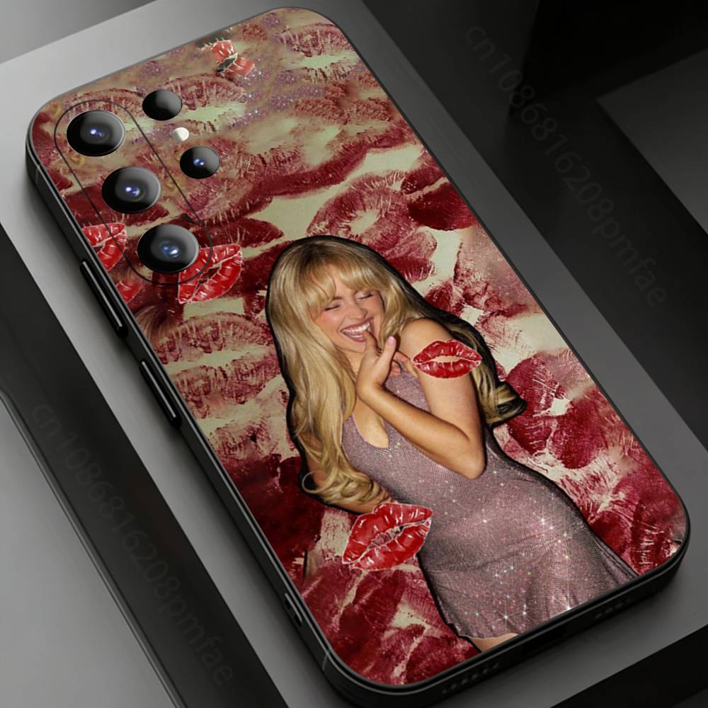 Singer S-Sabrina Carpenter Phone case for Samsung Galaxy S24,25,26,23 22,21,S20 Plus Ultra FE soft fundas cases