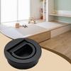 Pull Handle Easy Installation, Round, Zinc Alloy, 40mm Flush Latch Versatile for Locker Sliding