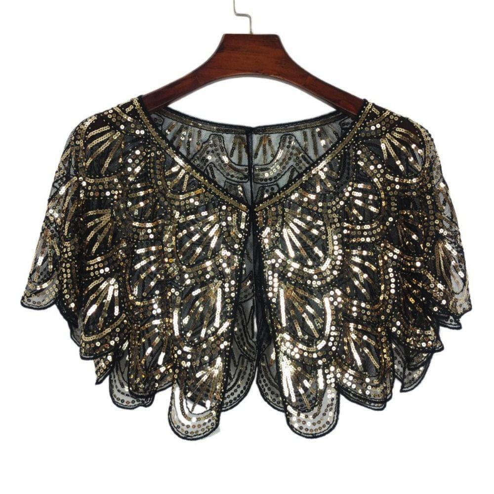 

Ruffle Design Party Shawl Thin Sunscreen Cardigan New Shawl Beaded Women